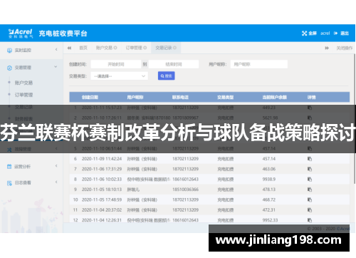芬兰联赛杯赛制改革分析与球队备战策略探讨
